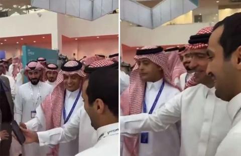 بالفيديو: وزير سعودي يطلب استخدام الفلتر مع شاب