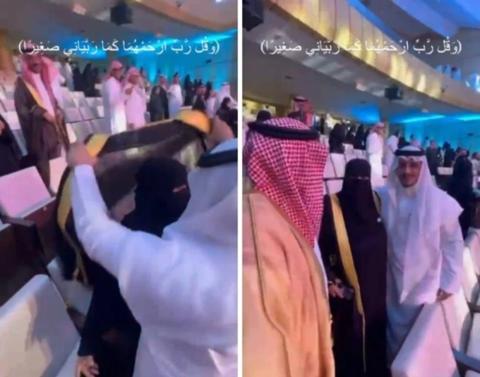 فيديو اشعل المملكة لـ طبيب سعودي يخلع بشته