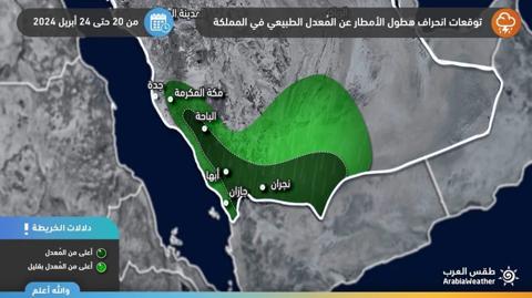 بينها الرياض..مركز الطقس يحذر سكان هذه المناطق