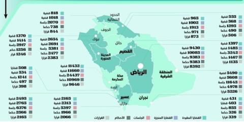 صدمة قوية لسكان مكة… السعودية تنشر عدد القضايا